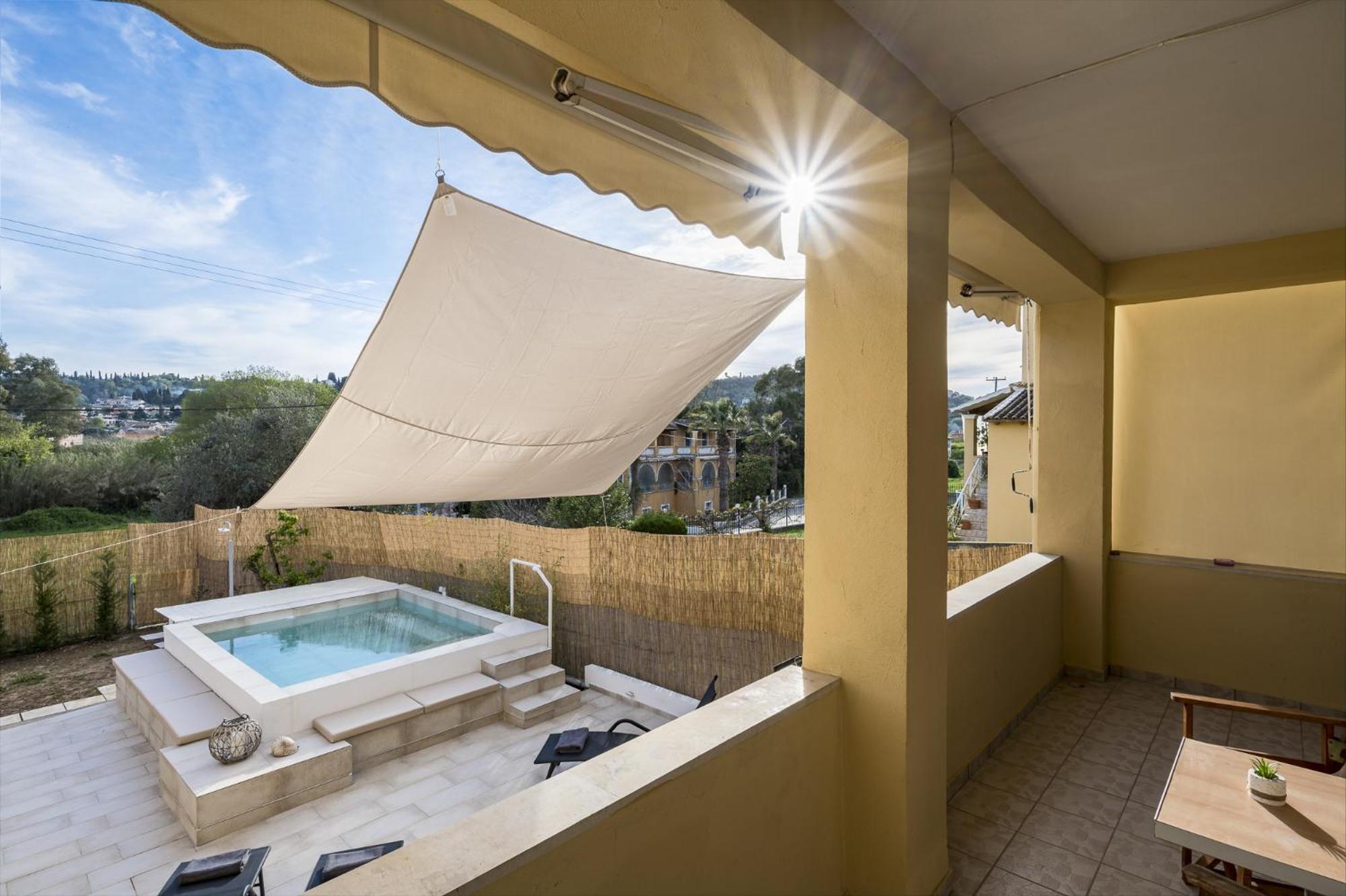 Villa Nina With Private Plunge Pool, 5Km To Corfu Town Zewnętrze zdjęcie