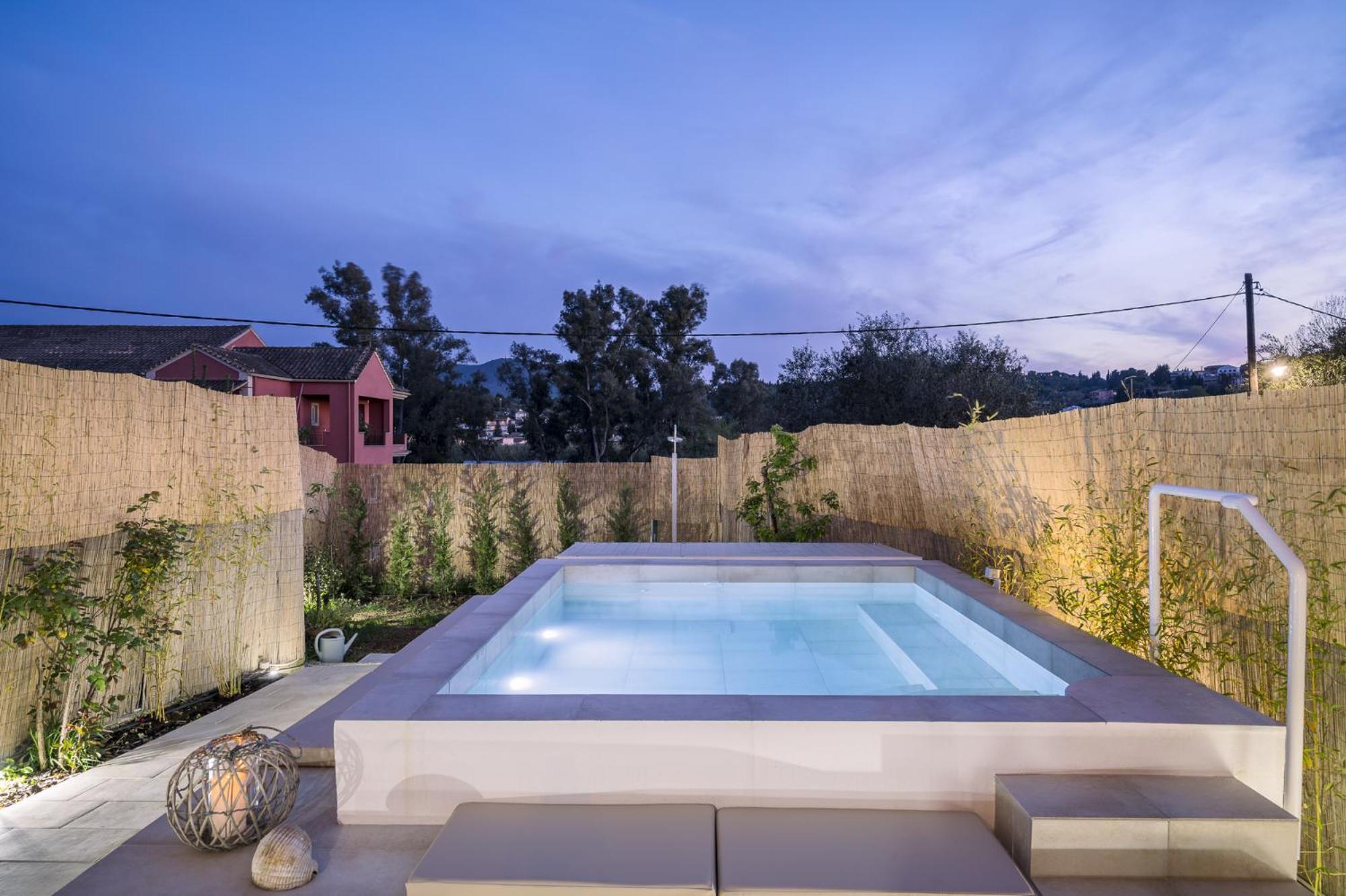 Villa Nina With Private Plunge Pool, 5Km To Corfu Town Zewnętrze zdjęcie